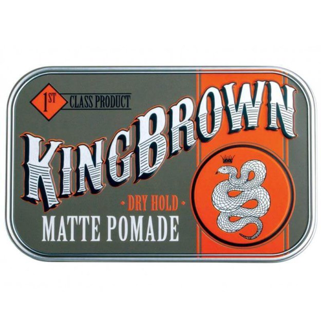 King Brown Matte Pomade (Австралия) - Матовая помада для укладки 75 гр
